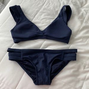 Seafolly Navy Bikini Set
